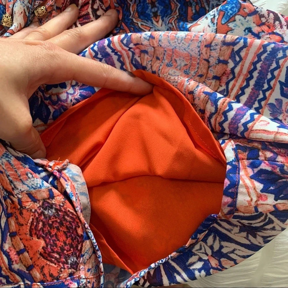 Heartloom X Revolve Lilah Paisley Printed Boho Romper Size Small - Picture 10 of 10